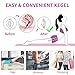 Kegel Balls Exercise Weights with Remote Control & Vibration, Adorime Ben Wa Balls for Tightening Bladder Control and Pelvic Floor Exercises, Training Kit for Women Beginners & Advanced