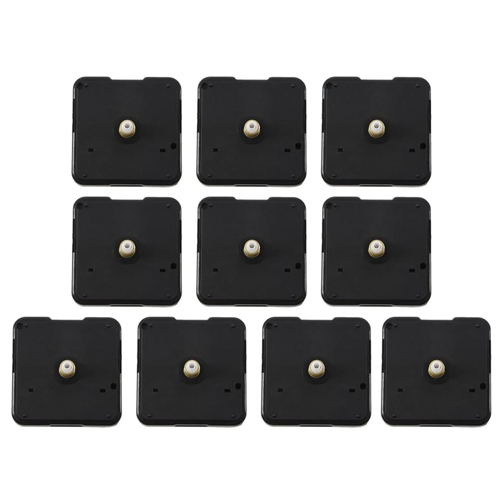 Hndhbfgrt 10X Clock Movement Mechanism with White Hour Minute Red Second Hand DIY Tools Kit