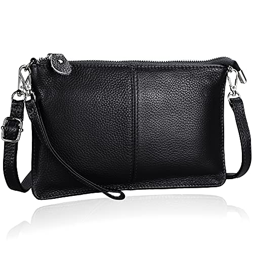 Porte-monnaie Crossbody, portefeuille en cuir souple pour femme Sac à main à bandoulière avec porte-cartes et bandoulière et dragonne pour smartphone par Befen Cover
