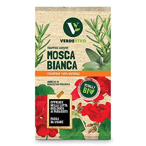 VERDE VIVO Trappola adesiva cromotropica per mosche bianche, scatola da
