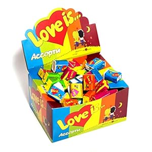 Love is Kauwgom – Diverse Alle 5 Flavours – 100 stuks Box