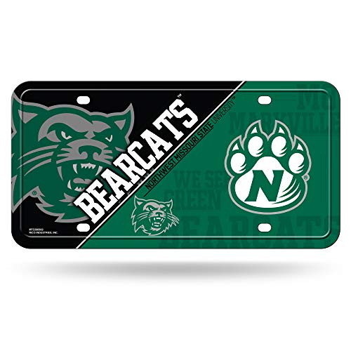 NCAA Northwest Missouri State Bearcats Metal License Plate Tag