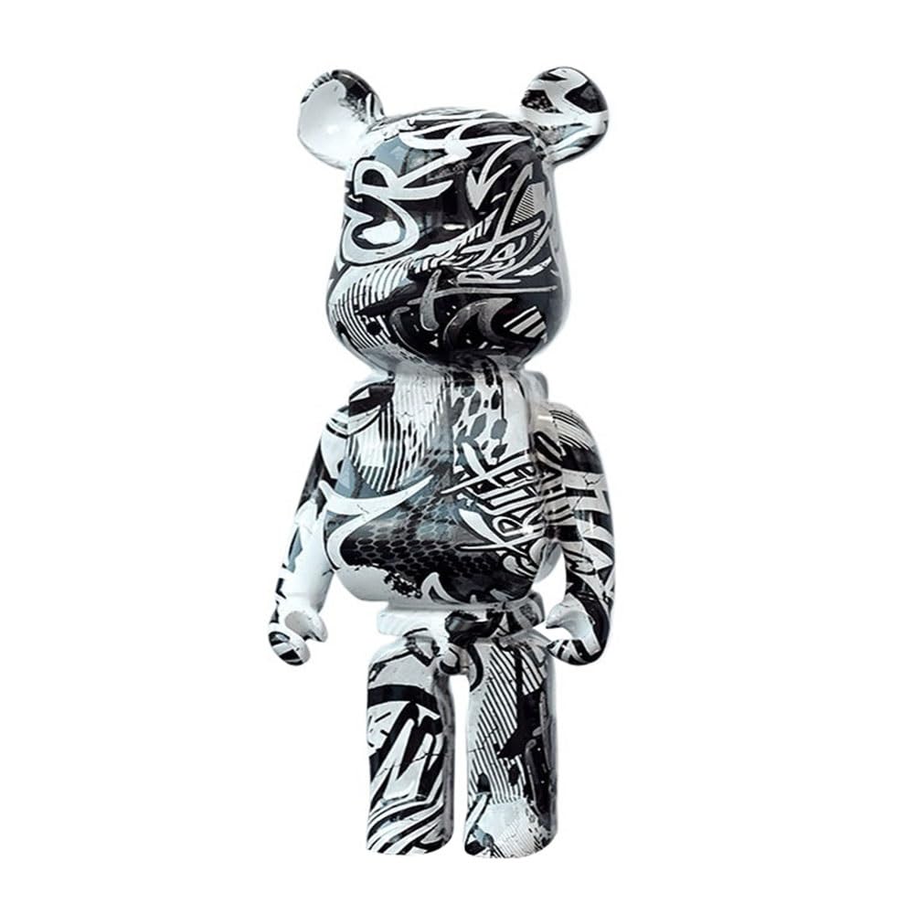 HQDFCNM 27CM Bearbrick Violent Bear Home Desktop Sculpture Statue Display Cabinet Figurine Decorations Toys