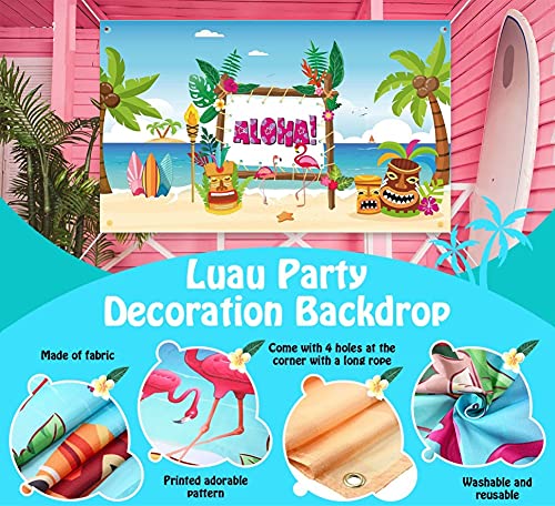 KAHEIGN 185CM x 110CM Sfondo Festa Hawaiana Aloha