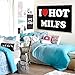 I Love Hot Milfs Flag 3x5 Ft Funny Man Cave Wall I Heart Milfs Flag for Room Teen Girls Indoor Outdoor Bedroom and College Dorm Wall Decor Banner Tapestry Gifts