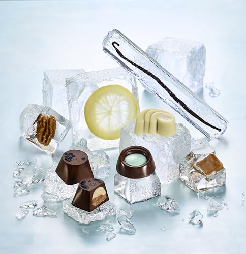 Godiva Limited Edition Chilled Luxury Chocolate Gift Collection 8 pcs–Elegant Exquisite Summer-Inspired Flavors Including Zesty Lemon, Buttery Pecan&Smooth Caramel Ganache – Perfect Premium Treat– 92g