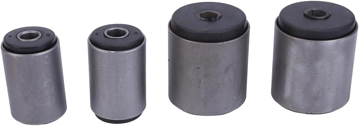 4pcs Leaf Spring Bushings Front Rear Left/Right for Jeep Cherokee XJ 1984-2001, Leaf Spring Bushing Kit Replaces 52000503 52000504