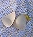 Bravo Triangle Plus bra pad inserts: shaper with push up inside. (Nude, A/B)