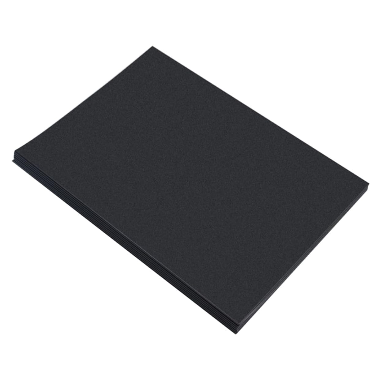 HAPINARY 100 Stück A4 Schwarzes Kraftpapier 150gsm Verdicktes Selbstgemacht Zubehörset Einfach zu Schneiden und Beschreiben für Kinder Kunst und Scrapbook
