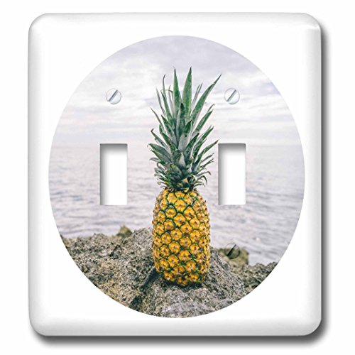 Interrupteur Tropical Ananas Ensemble aux finitions graphiques dore