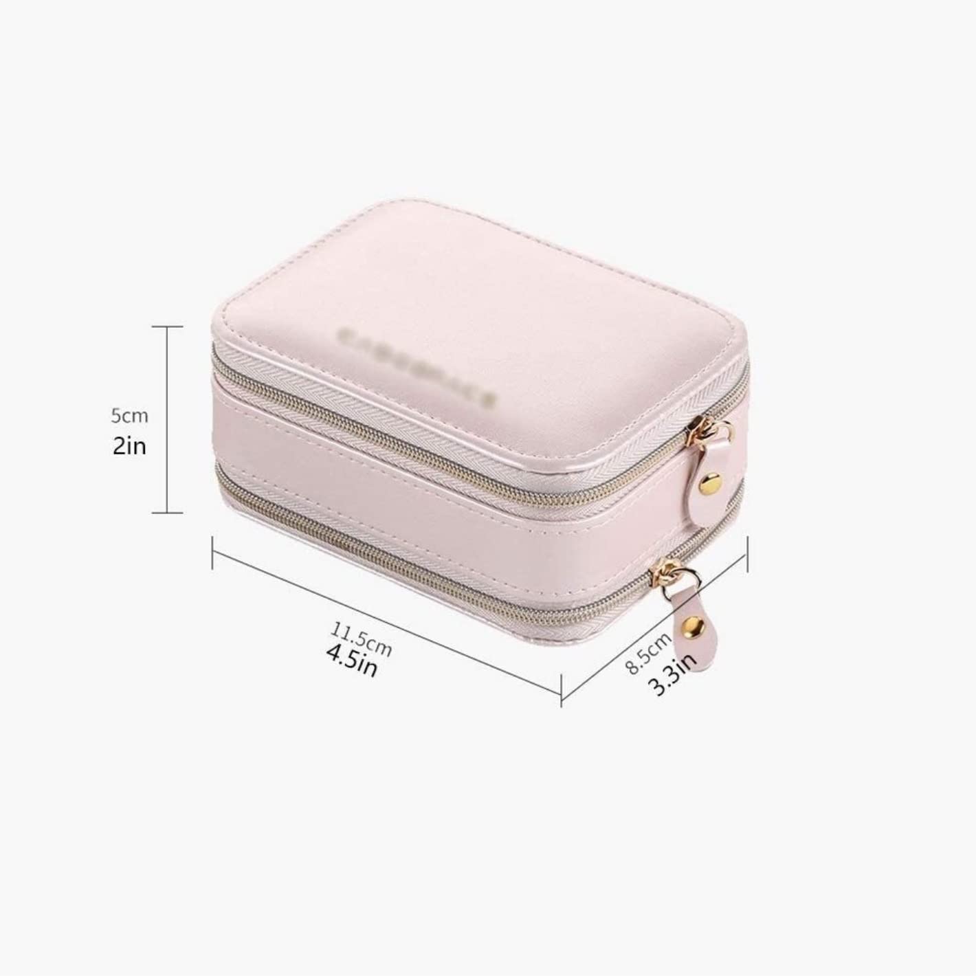 Pudełko na biżuterię, pudełko na obrączki, etui na biżuterię Przenośne etui podróżne Mały organizer na biżuterię Kolczyki Pierścienie Przechowywanie Uchwyt na biżuterię (Kolor: niebieski, rozmiar: 11