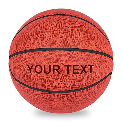 OXYEFEI Customized Personalized Basketball Engraved Custom Outdoor Indoor Basketball Gifts-Official Size 29.5