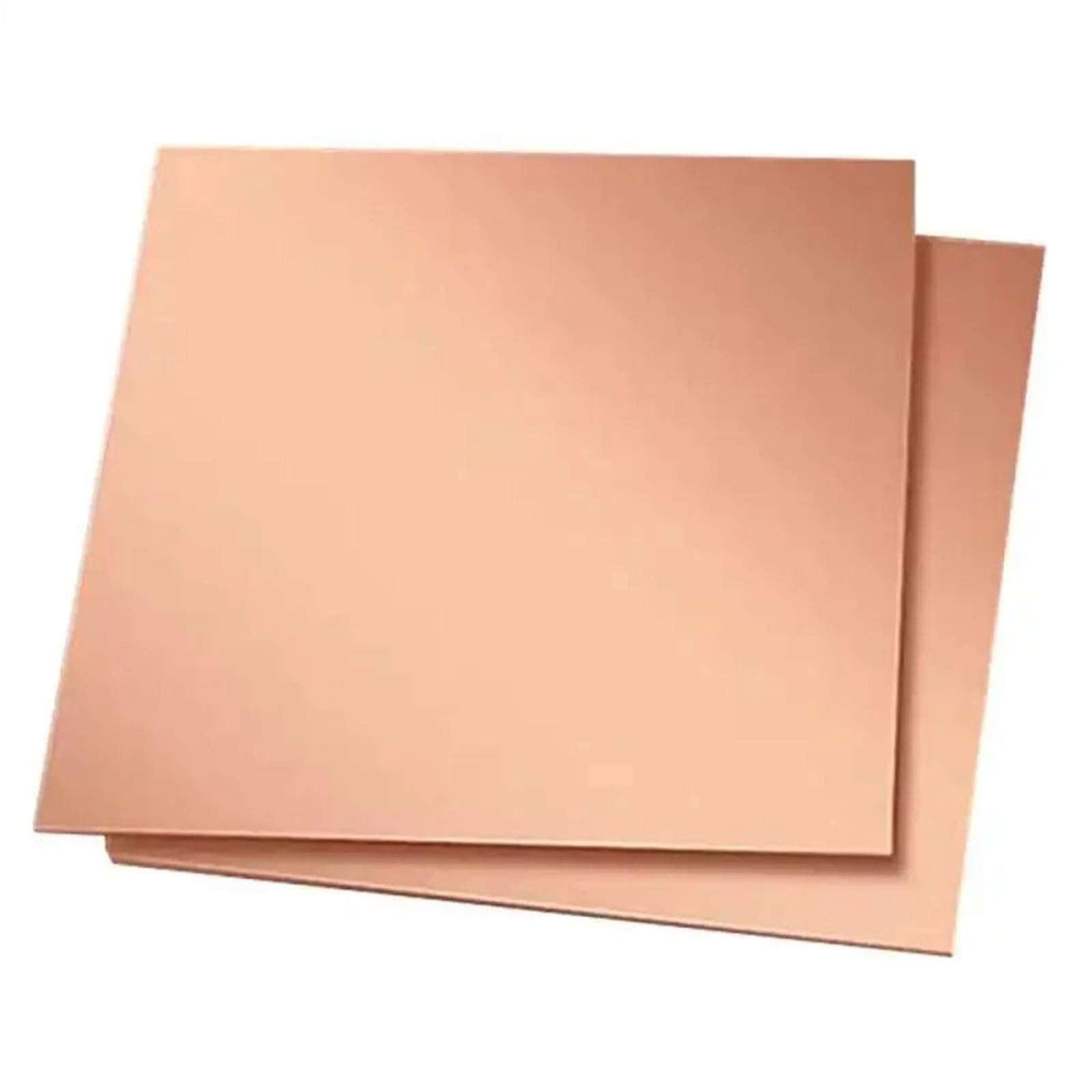 1 lámina de cobre puro 0,25 mm grosor a 8, placa metal 100 x y 150 Adecuado para joyería y manualidades(2x50x400mm)