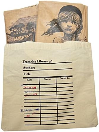 Universal Zone Library Card Tote Bag with Vintage Due Date Stamps, Book Lover Canvas Bag, Literary Handbag, Reusable Book Tote - Image 4