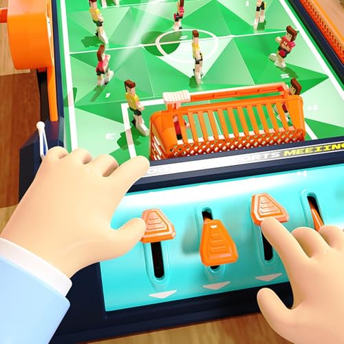 Tischfußballspiel, Tischfußball, Interaktives Spielzeug Family Game Small Football, Tragbares Indoor -Sportfußball -Set, Familienabend für Kinder Erwachsene Familiennacht – Bild 3