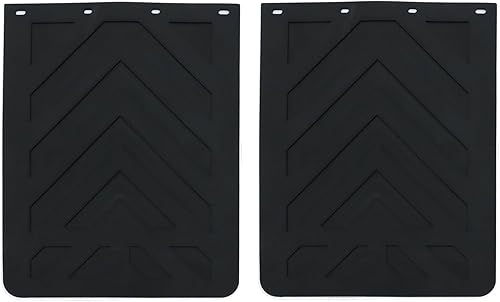 TAIROD Aleta de barro para semirremolqueremolque, aletas universales negras de TPE resistente, 24 x 36 pulgadas, paquete de 2