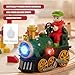 Kids Electric Steam Train Toy, Battery Powered Locomotive Model with Realistic Spray, LED Lights & Authentic Train Sounds - Universal Wheels for Smooth Movement | Fun Electric Steam Toy for Boys Toddl