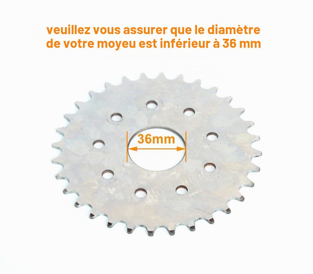 Nouveau kit de Conversion électrique 250W pour la Route à Bicyclette Ordinaire à clé personnalisé pour Le dérailleur à vélo à engrenage électrique (Thumb Kit)