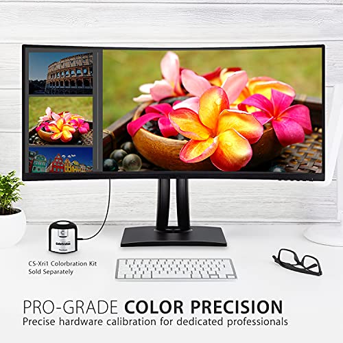 Viewsonic Vp3881A 38-Inch Ips Wqhd+ Curved Ultrawide Monitor With Colorpro 100% Srgb Rec 709, Eye Care, Hdr10 Support, Usb C, Hdmi, Usb, Displayport For Professional Home And Office #TOP4