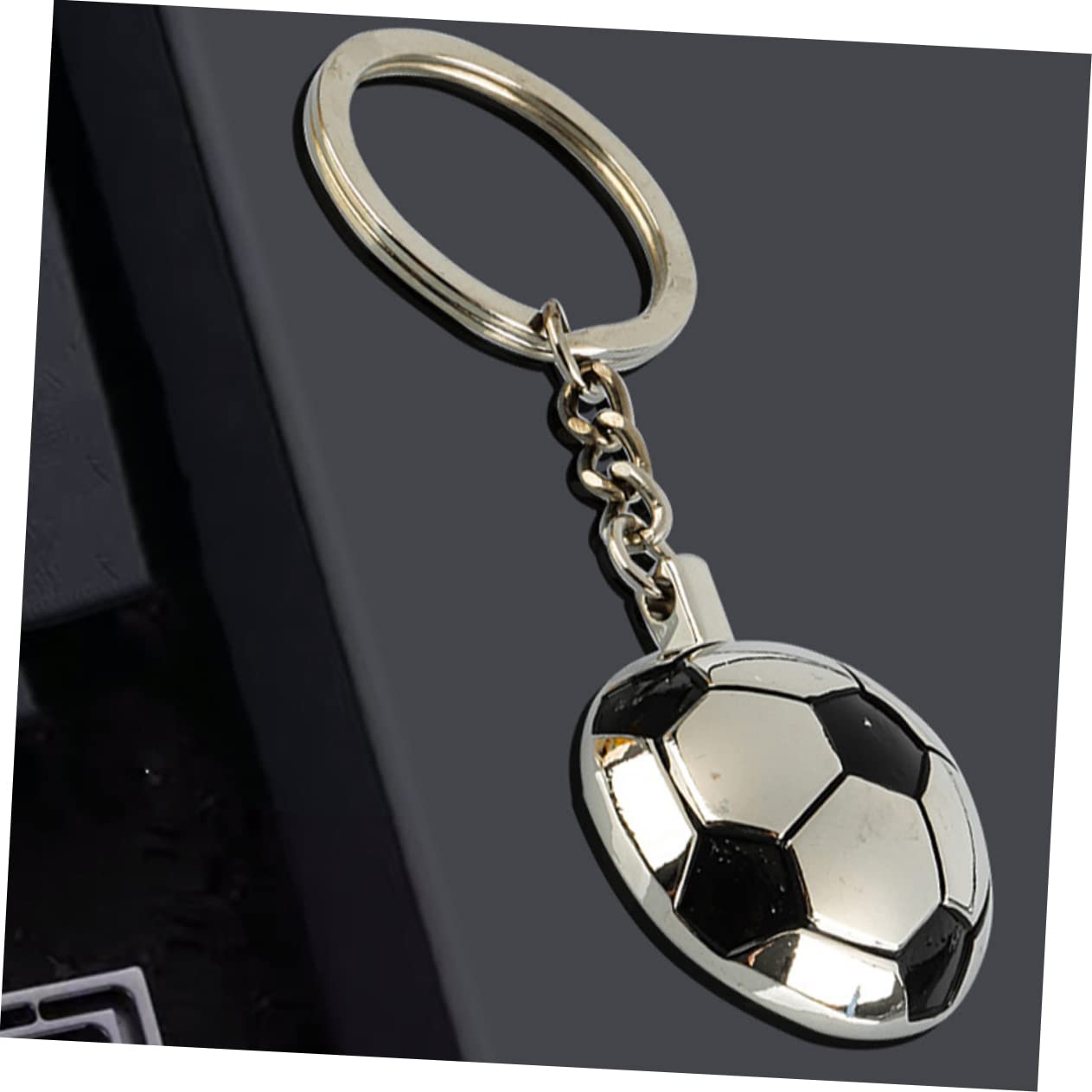 Llavero De Futbol Fútbol Americano Póster Pequeños Llaveros De Fútbol Exquisitos Llaveros Deportivos Llaveros De Bolas Portátiles Aleación De Zinc