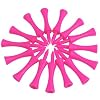 Crestgolf-Golf-Tees-Plastic-Castle-tee-Step-Down-Value-50-Pack-2-3-4inch-Set-Control-de-Altura-Profesional-para-Practicar-Color-Rosa