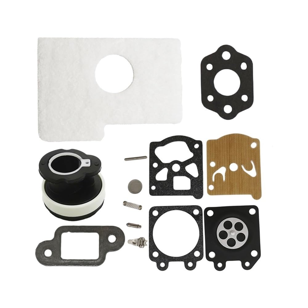 Kit réparation carburateur pièce de tronçonneuse MS180 pour rénovation moteur