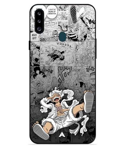 Image of Premium Anime 2 Case for Samsung Galaxy A70s (Glossy Finish) Soft-Touch Metal TPU Back Cover, Shockproof, Designer, Aesthetic Mobile Phone Case