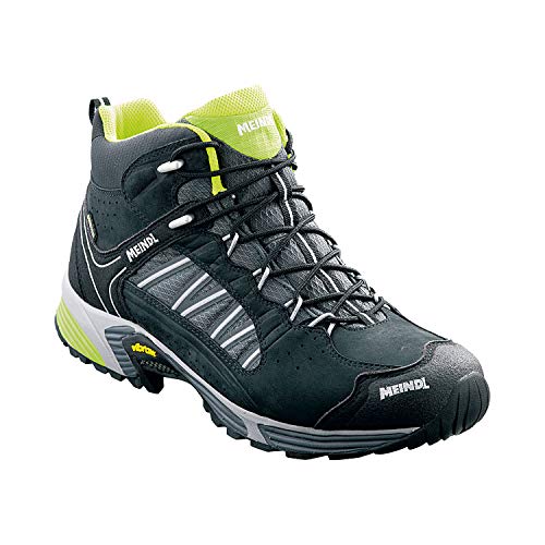Meindl 3062 – 01/8 SX 1.1 Mid GTX Schuhe für Mann, Schwarz/lemon, Größe 42