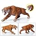 FLORMOON Tigre Dientes de Sable Figurines Realistic Juguete Tigre Animal Figure Early...