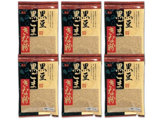 玉三 黒豆黒ごまきな粉 100g×6袋 きなこ きな粉 業務用 GOSオリジナル