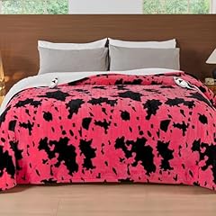 Pink Black Highland Cow