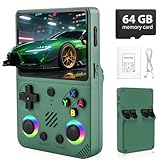 Colourbing RG36 PRO Retro Handheld Game Console - Support 30000+ Classic Games,3.5-Inch Screen,3000mAh Battery,Linux OS, Portable Game Console for Travel - Birthday Gift for Teens,Boy Friends(Green)