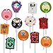 Prextex Halloween Themed Lollipops (12 Pack) Great for Halloween Goody Bags or Halloween Candy