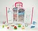 Kongsuni Series Talking Toy Fridge for Kids, Toy Refrigerator Toy Food Set Real Water Comes Out Toy Water Dispenser (Korean)
