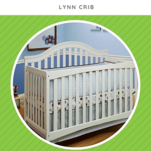 Image of Toddler Bed Safety Guard Rail for Sorelle Convertible Cribs - Solid Wood Rail for Convertible Crib to Toddler Bed Conversion - Safety Bed Rail for Children (Model #151, White)