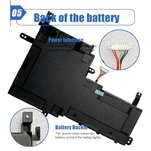 Image of B31N1842 11.52V 42Wh /3653mAh Laptop Battery Compatible with Asus VivoBook S15 S531FL S531FA K531FA S531FA-BQ028T X531FA-2S Series Notebook 0B200-03440000