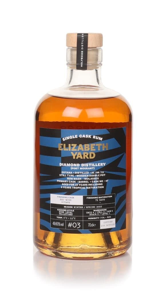 Diamond Distillery(Port Mourant) 10 Year Old 2011 (cask 57) - Elizabeth Yard (Holyrood Distillery)