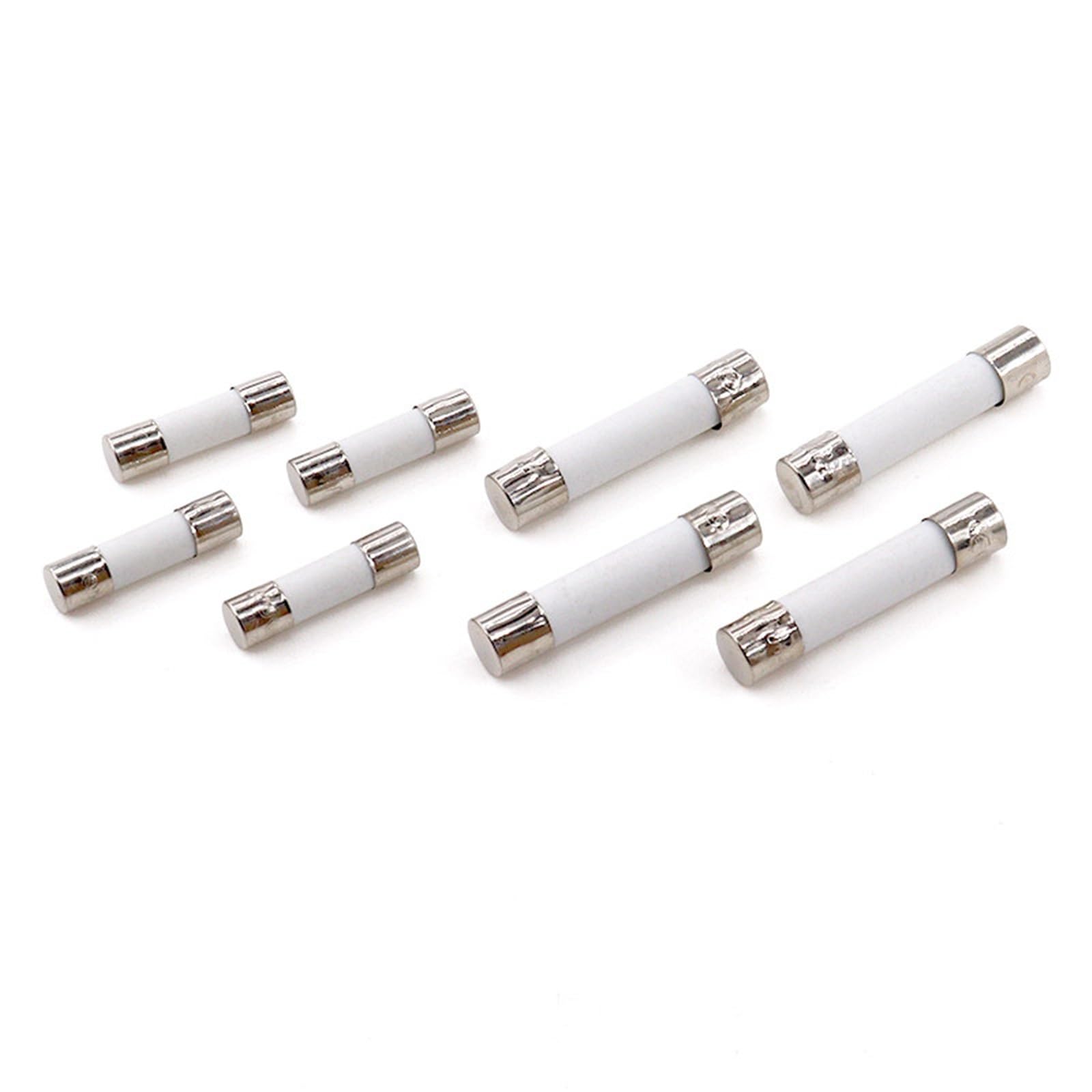 Tubo portafusible cerámico 5x20 6 * 30mm base 3/4/5/6.3/10/3.15/10/15A fusible 250V(Ceramic 5x20mm 15A)