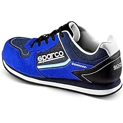 Tenis De Seguridad Sparco Sparco Gymkhana S1p SRC, Zapatos de Seguridad de Trabajo, Turquesa, 41 EU