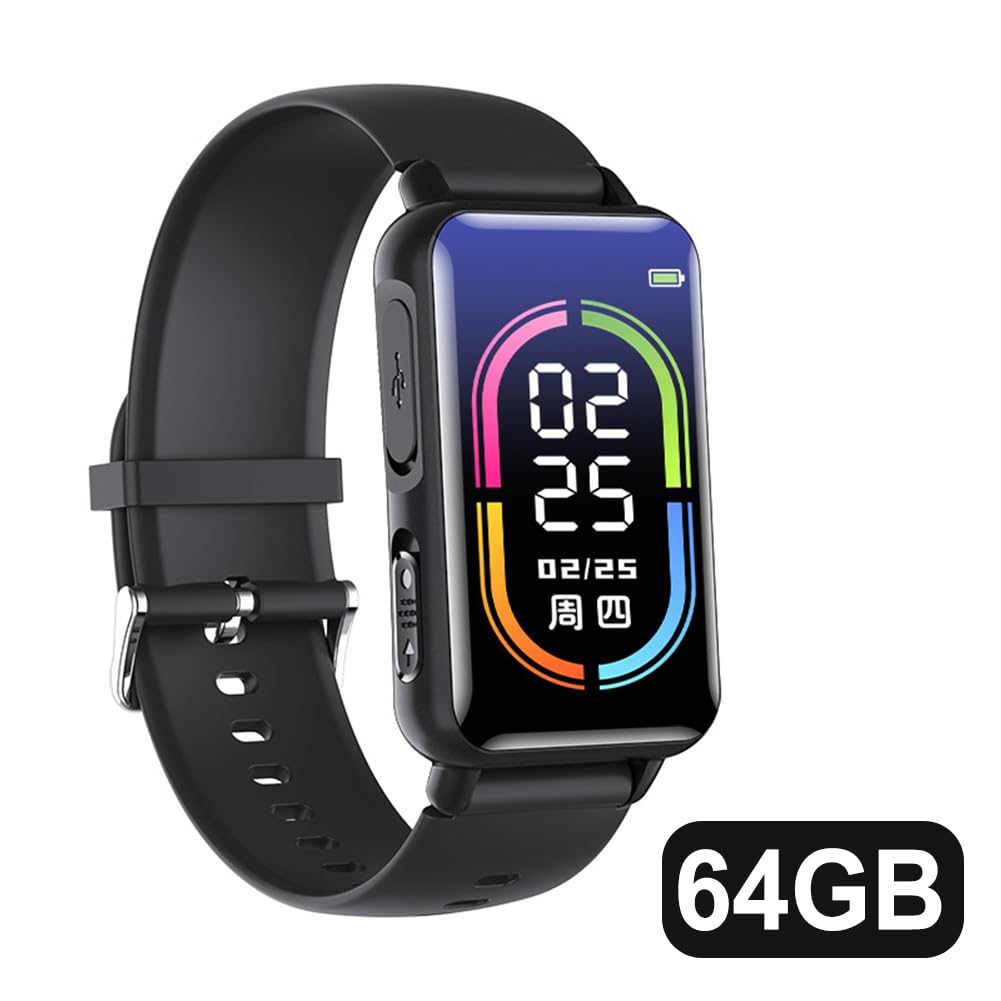 Pulsera grabadora de voz portátil con grabación de 36 horas y soporte multilingüe para clases y reuniones