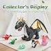 Karister 7Pcs Giant Dark Green Dragon Plush Toy, 21.7
