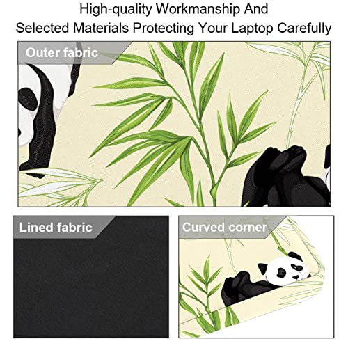 Sacoche ordinateur 13 pouces panda multicolore idéale pour le bureau, les cours et le télétravail - 3