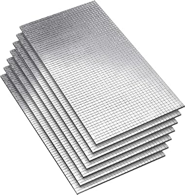 Pllieay 12600Pcs Silver Self Adhesive Mosaic Tiles, Real Glass Mirror Tiles Mirror Stickers for Disco Ball Decor, Home Decoration (5x5 mm, Silver)