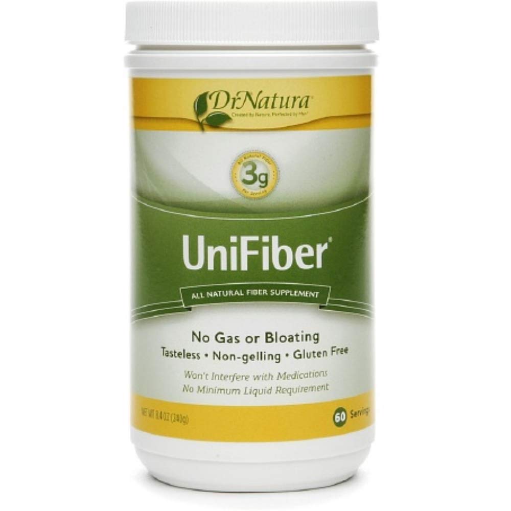 UniFiber All Natural Fiber Supplement Servings Net Wt Bottle