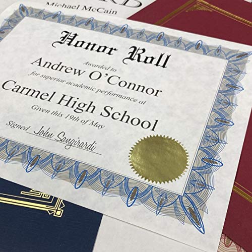 Geographics Certificate Gold Foil Seals, 1 3/4 Inches Dia., Gold Foil, (44461),200 Pack. #TOP2