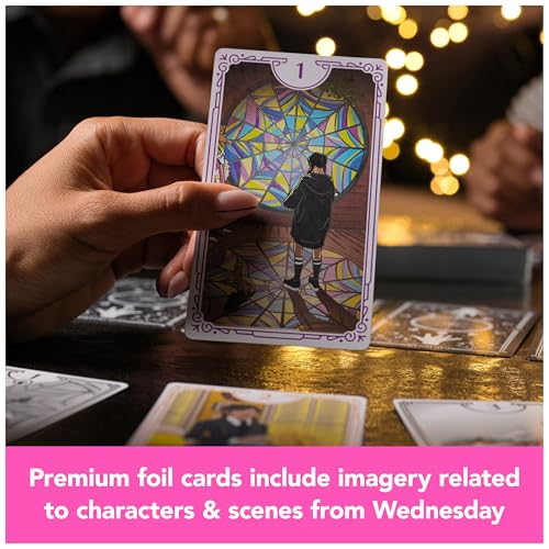 Spin Master Games, Wednesday Card Game, Premium Foil Cards from The Hit TV Series, Wednesday Collectibles, Goth Gifts, for Kids & Family, 3-10 Players, for Ages 10 & Up - image 4