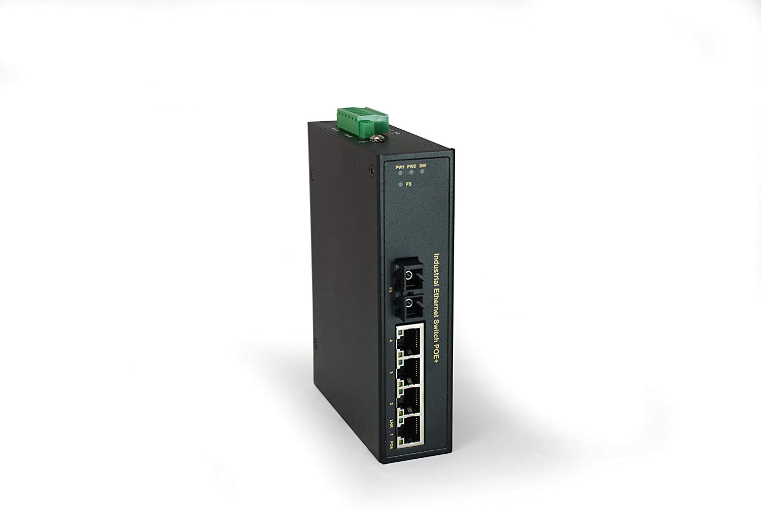 LevelOne IFP-0503 commutateur réseau Non-géré Fast Ethernet (10/100) Connexion Ethernet, supportant l'alimentation via ce port (PoE) Noir