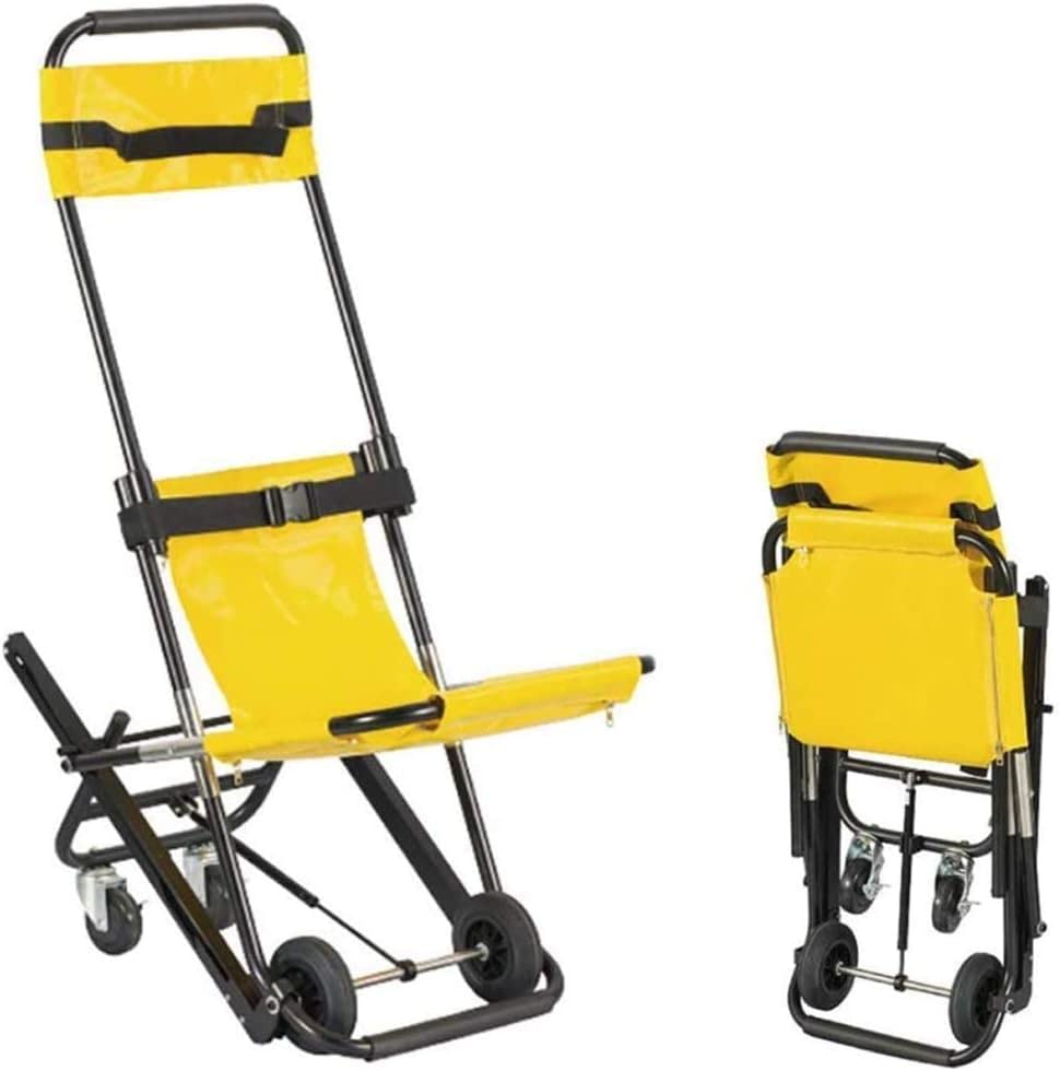Silla de ambulancia plegable, para evacuación, ayuda a la movilidad, escaleras arriba y abajo, silla plegable para traslado de personas, para ancianos o discapacitados