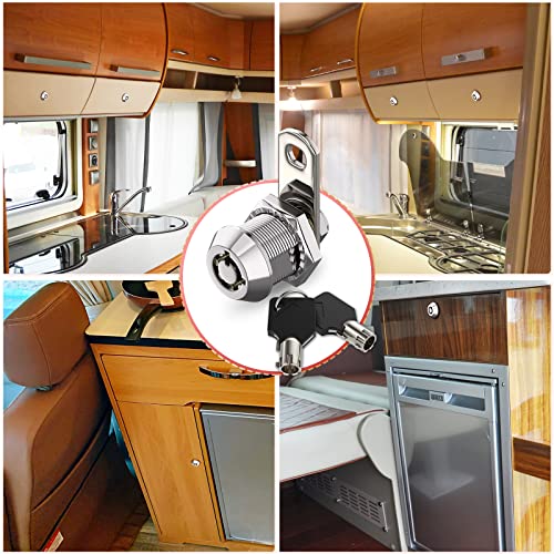 Mking Rv Storage Locks,Tool Box Locks With Keys,Rv Compartment Locks,Utility Cam Lock,File Cabinet Lock, Arcade Lock,Desk Lock (5/8 Inch 90°, 2 Pack) #TOP6