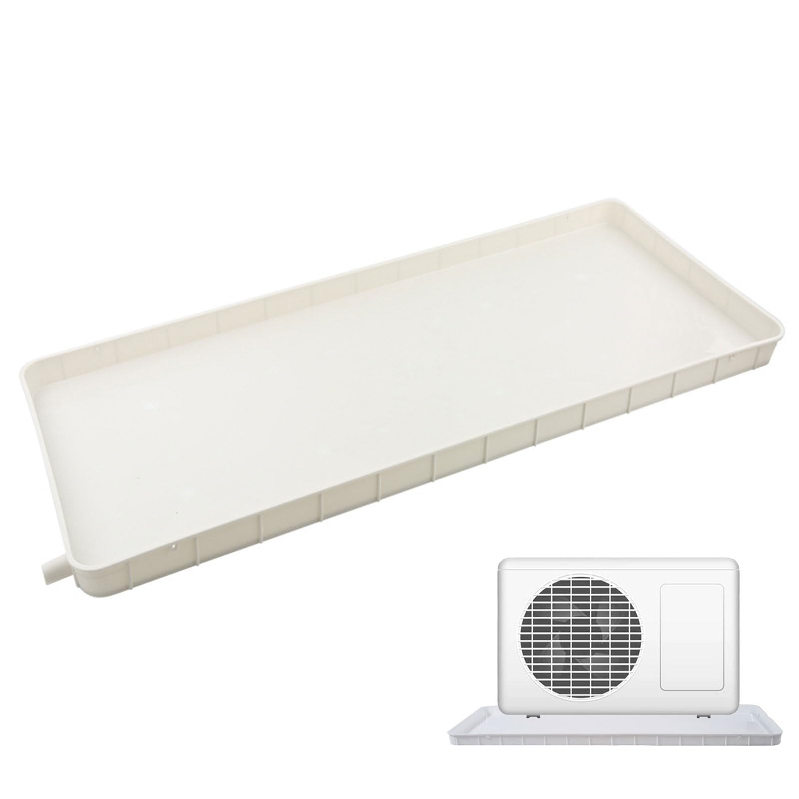 CondizionatoreVassoio di Gocciolamento dell'Acqua del Kit di Scarico Universale per Condizionatore d'Aria con Tubi di Scarico E Kit di Installazione Materiale Pp (Size : 1-2P-2M)